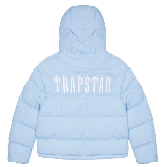Doudoune Trapstar Decoded Hooded Puffer 2.0 -Ice Blue